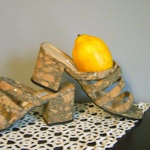 6 Sacha London Cork Milano Strappy Sandal